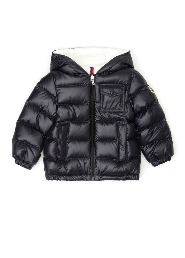 Moncler Mesles Lacivert Kapüşonlu Erkek Çocuk Mont - 1