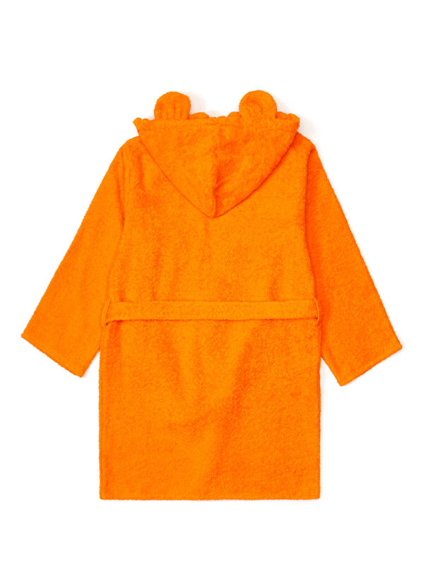 Pueril Turuncu Kız Çocuk Bornoz - 2