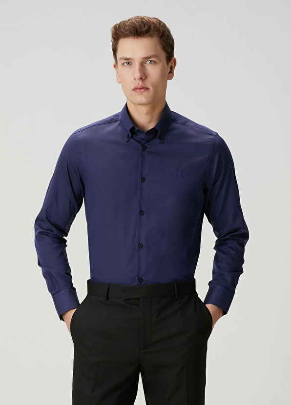 Beymen Club Comfort Fit Lacivert Gömlek - 1