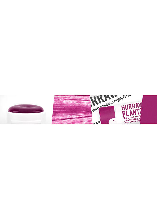 Hurraw No3 Vegan Plantcolor Lip Color Dudak Renklendirici - 3