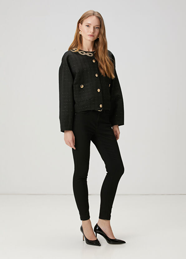 Beymen Club Siyah Simli Ceket - 3