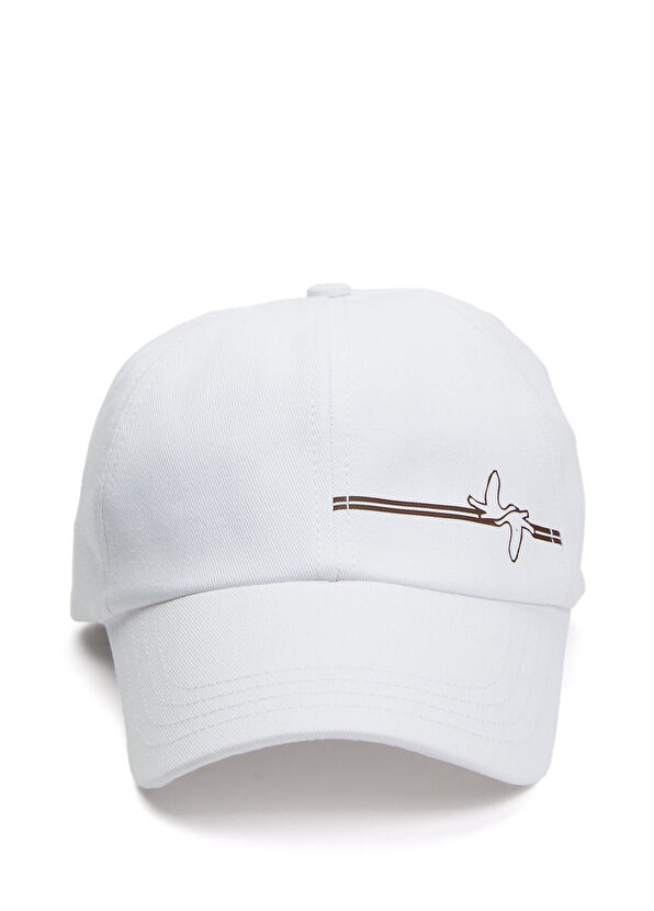 Beymen Club Beyaz Logo Detaylı Erkek Şapka - 2