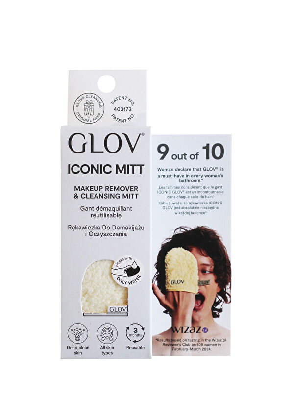 Glov Iconic Mitt - Makeup Remover Cleansing Ivory - 4