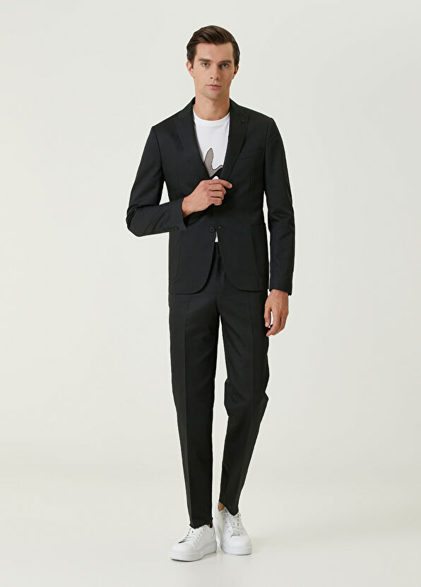 Beymen Club Siyah Glossy Takım Elbise - 1