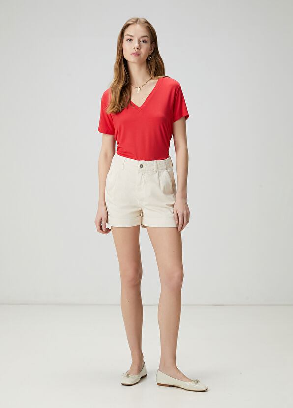 Beymen Club Light Beige Shorts - 1