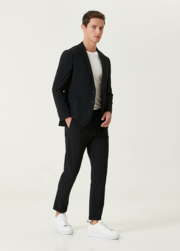 Beymen Club Slim Fit Siyah Teknik Kumaş Takım Elbise - 1