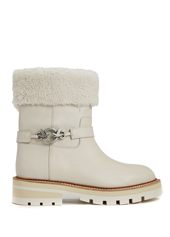 Beymen Club Ekru Kadın Deri Bot - 1