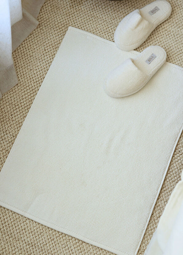 Irya Velluna Ekru Pamuklu Havlu Banyo Paspası 50 x 80 cm - 2