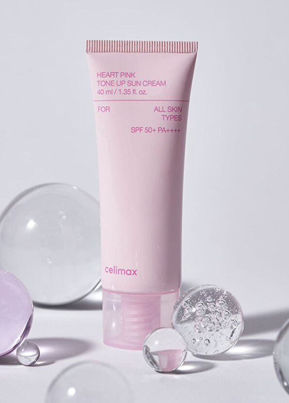 Celimax Heart Pink Tone Up Sun Cream SPF50+ Yatıştırıcı Güneş Kremi 40 ml - 2