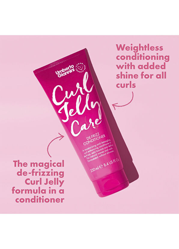 Umberto Giannini Curl Jelly Bukle Belirginleştirici Şampuan ve Saç Kremi 2'li Saç Bakım Seti - 4