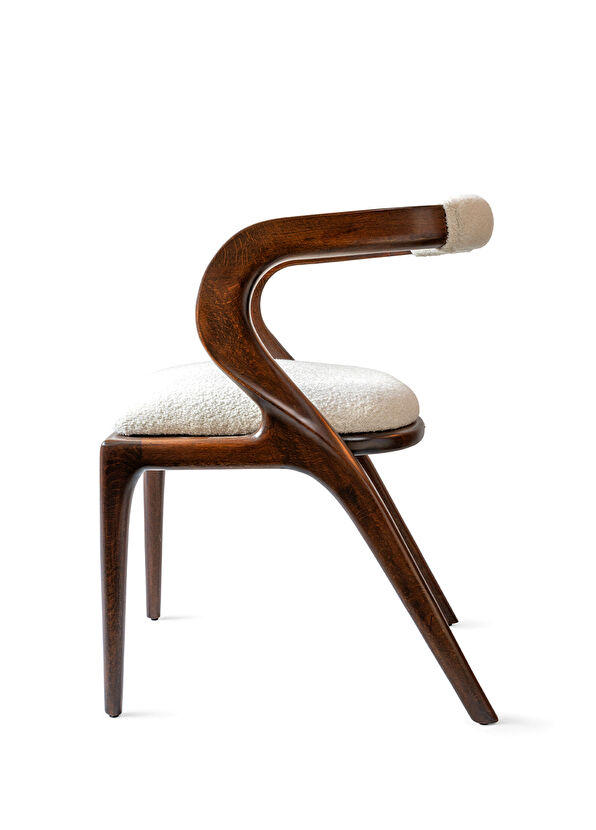 Lagu Nana Gürgen Ahşap Sırt Detaylı Sandalye - 3