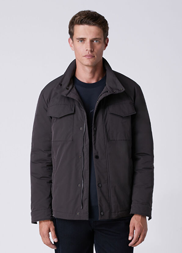 Beymen Club Brown Khaki Hooded Coat - 2