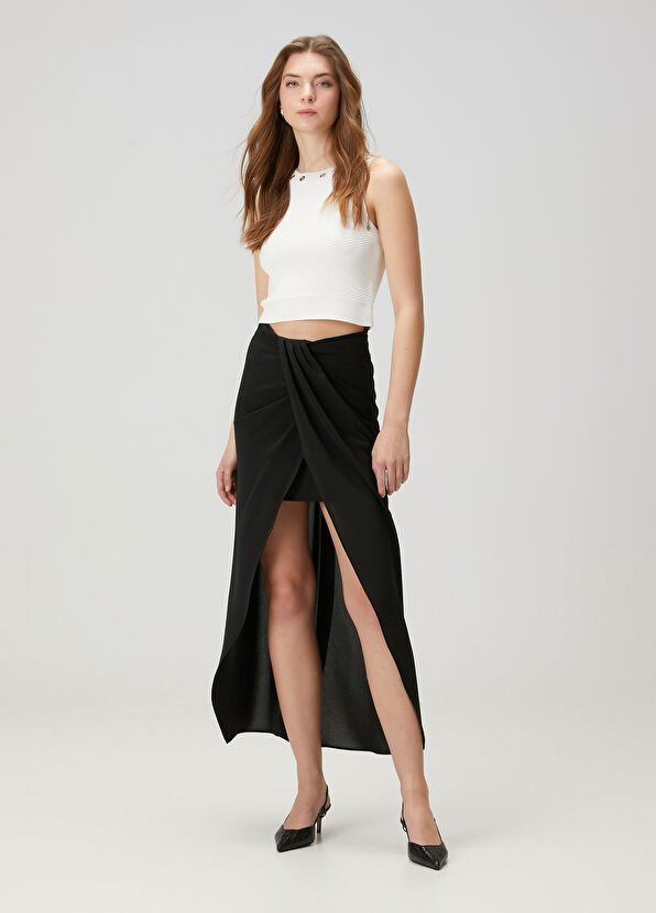 Beymen Club Off-White Knit Tank Top - 2