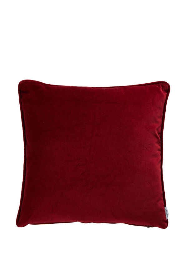 Elif Erdem Gold Tulip Patterned Linen Decorative Throw Pillow 45 x 45 cm - 2