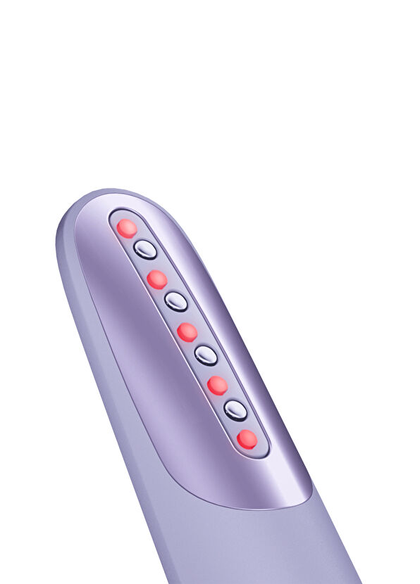 Geske Skin Firming Wand Purple Titreşimli Kırmızı Led Terapili Sıkılaştırıcı Yüz Bakım Cihazı - 2