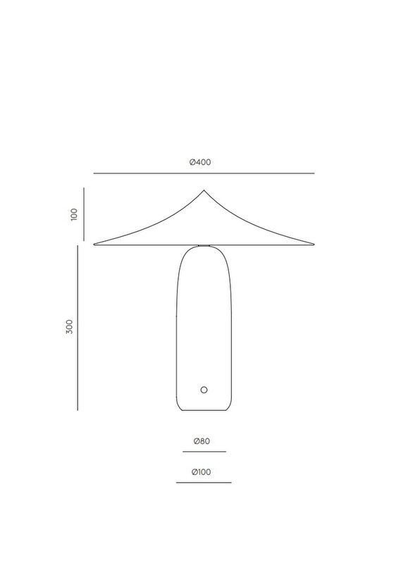 Bakara Collection Kine Mermer Masa Lambası - 2