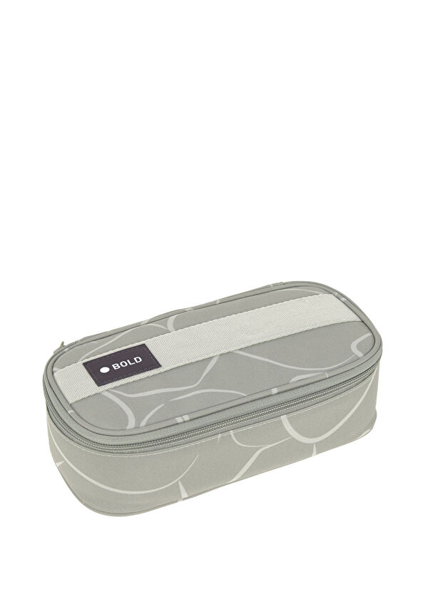 Lassig Spacy Bold Curve Sage Kids Pencil Case - 1