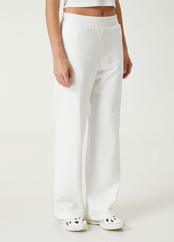 Academia Beyaz Jersey Pantolon - 4