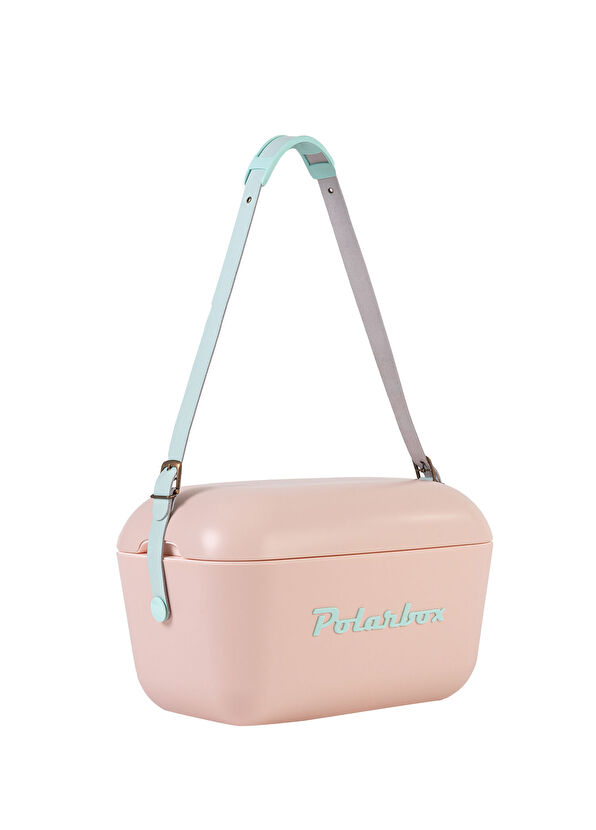 Polarbox Pink Blue Cold and Hot Holder Thermo Bag with Leather Strap 12 Lt - 1