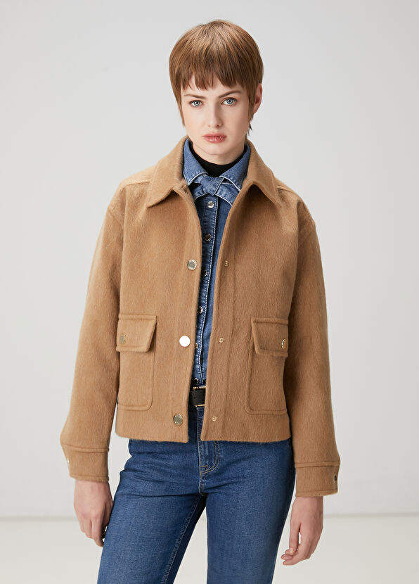 Beymen Club Camel Wool Jacket - 1