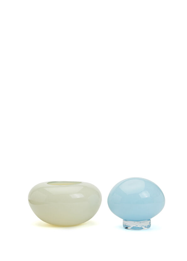 Helle Mardahl Bonbonniere Bej Mavi Cam Obje - 2