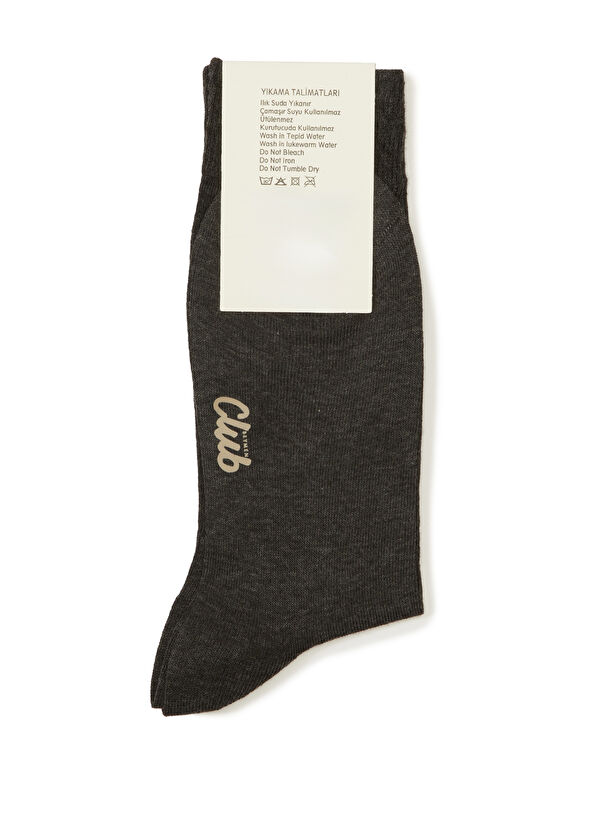Beymen Club Anthracite Men's Long Socks - 2