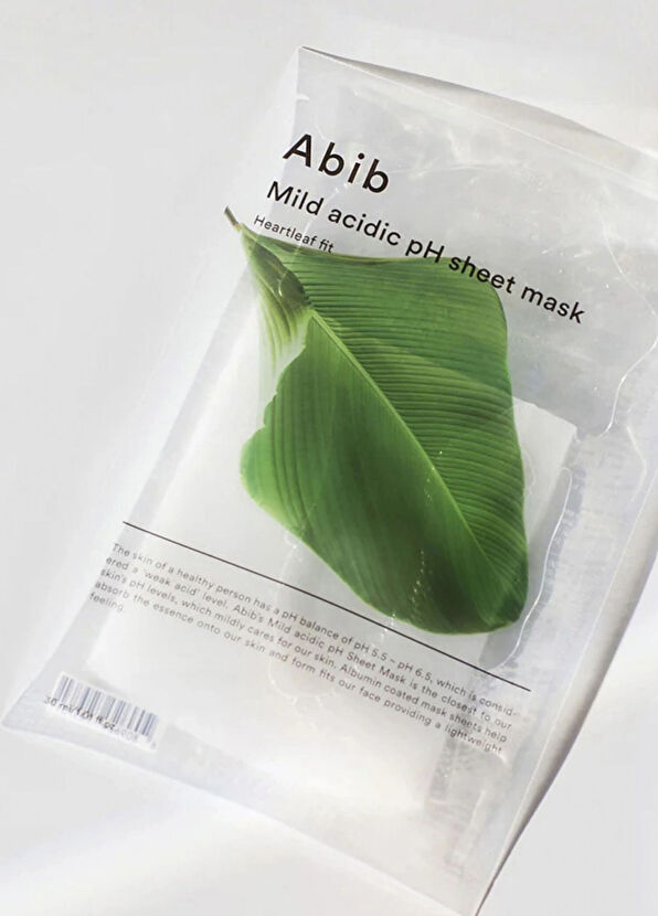 Abib Mild Acidic pH Sheet Mask Heartleaf Fit Yatıştırıcı Nemlendirici Yüz Maskesi 30 ml - 2