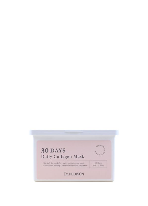 Dr. Hedison 30 Days Daily Collagen Collagen Moisturizing Face Mask 30 Pieces - 1
