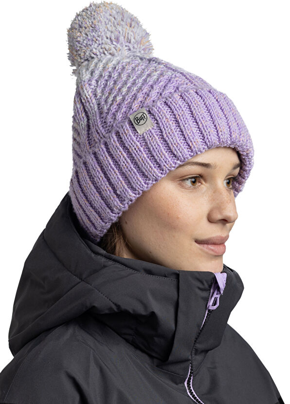 Buff Akna Band Grape Ponponlu Kadın Bere  - 3