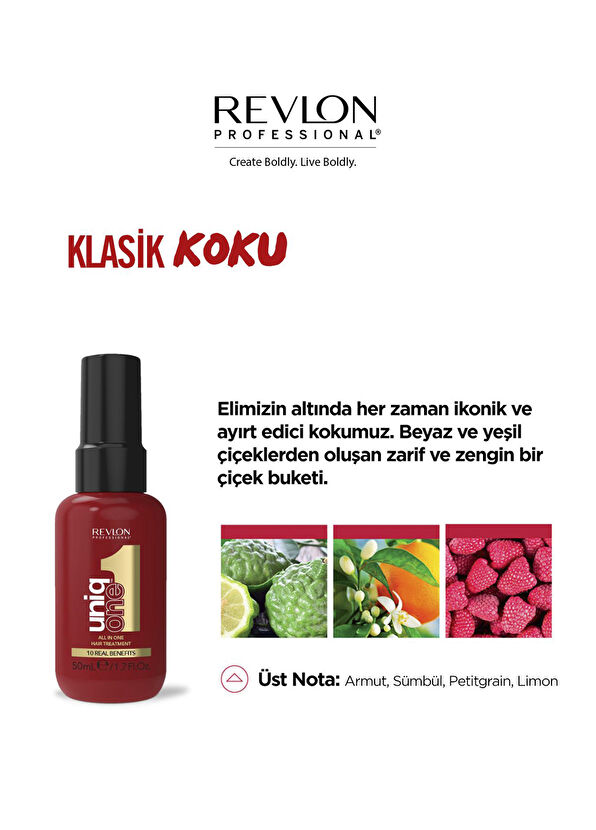 Revlon UniqOne Hair Treatment Krem Saç Bakım Spreyi 50 ml  - 3