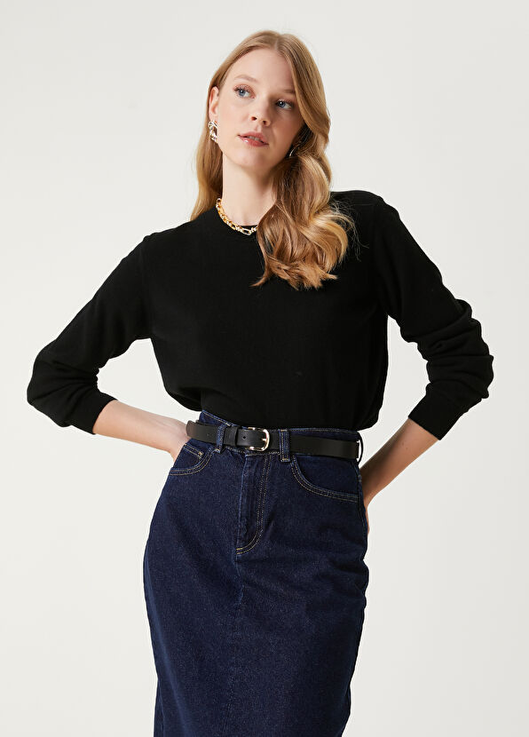 Beymen Club Black Cashmere Sweater - 1