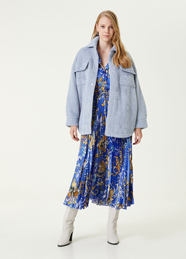 Beymen Club Oversize Mavi Dış Gömlek - 2