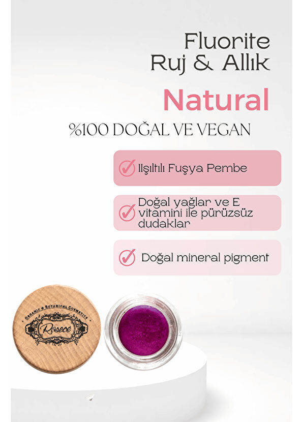 Rosece Fluorite Krem Ruj Allık - 2