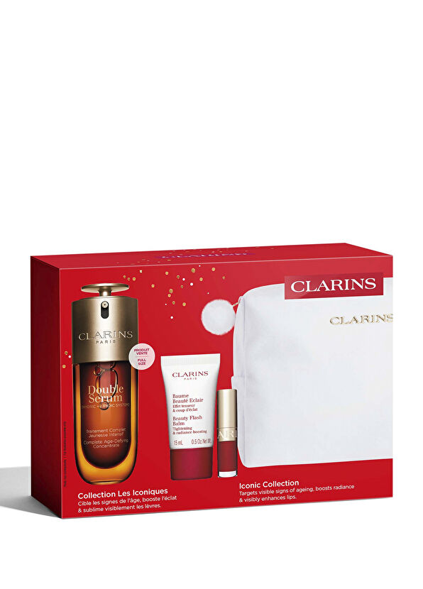 Clarins Double Serum Christmas Anti-Aging Skin Care Set - 3
