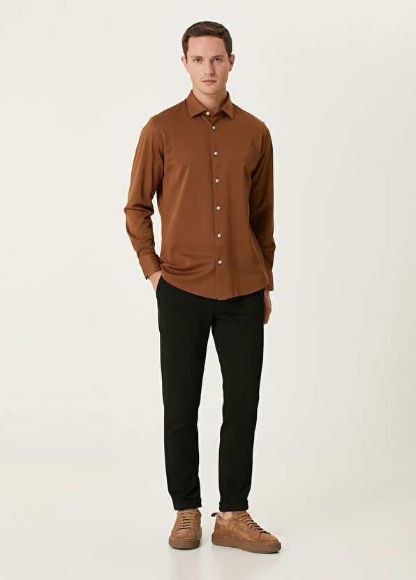 Beymen Club Deve Tüyü Logolu Gömlek - 3