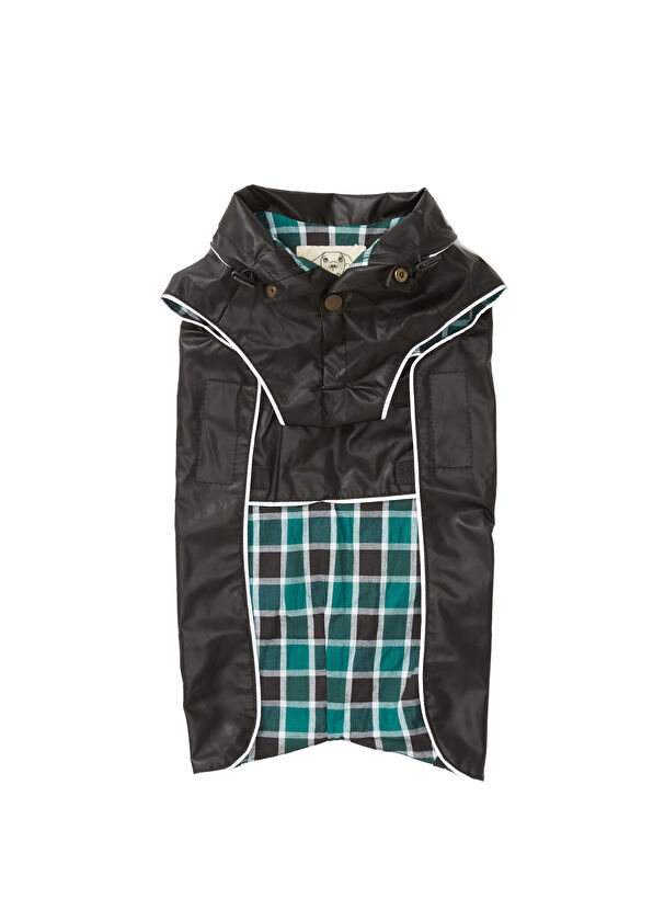 Mons Bons Black Waterproof Dog Raincoat - 1