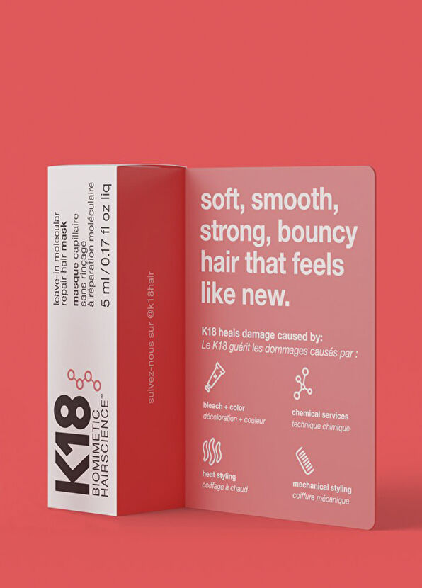 K18 Molecular Repair Hair Mask 5 ml - 3
