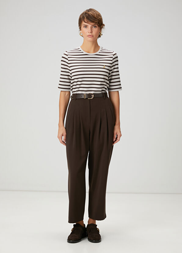 Beymen Club Kahverengi Dökümlü Pantolon - 1