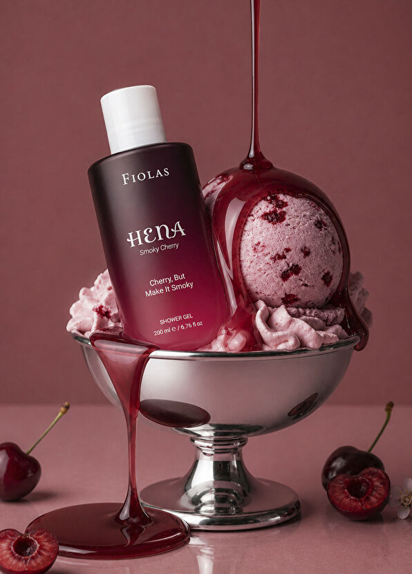Fiolas Hena Smoky Cherry Shower Gel 200 ml - 2