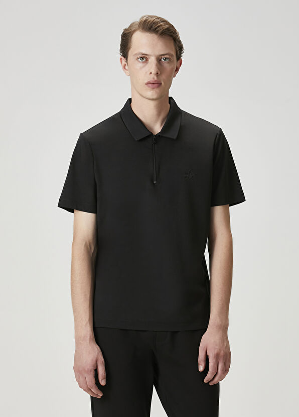 Beymen Club Comfort Fit Siyah Polo Yaka T-shirt - 1