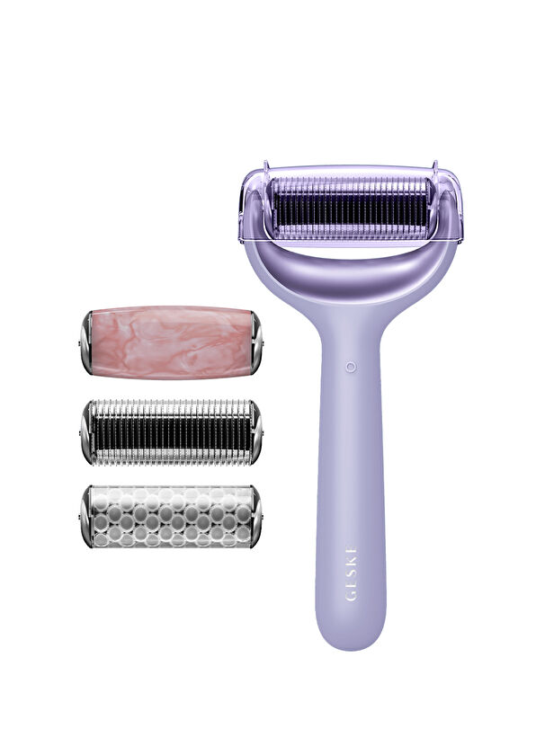 Geske MicroNeedle Face & Body Mor 9'u 1 Arada Mikro İğne Yüz ve Vücut Roller  - 1