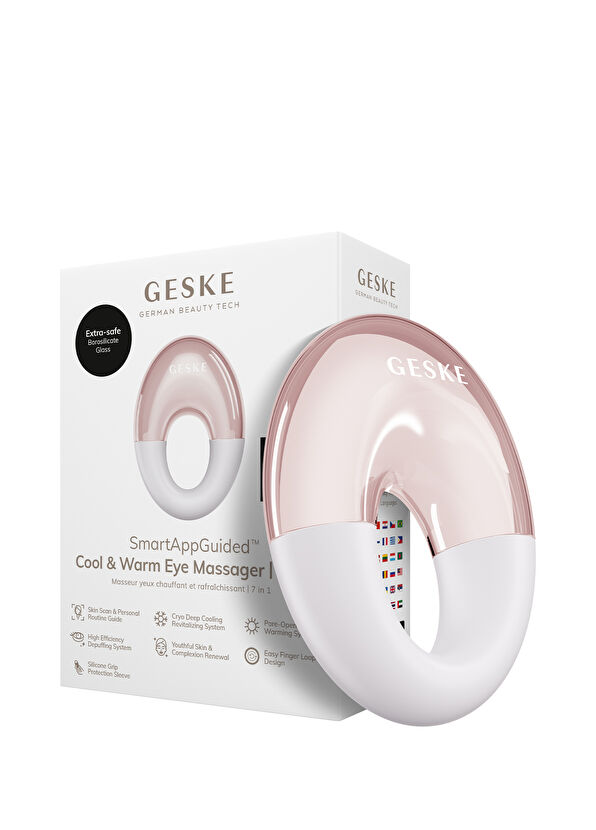 Geske Cool & Warm Eye Massager Beyaz Sıcak Soğuk Göz Masaj Aleti   - 1