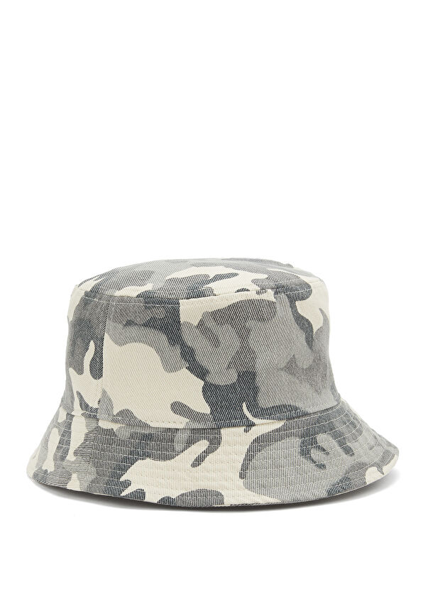 Beymen Club Beige Camouflage Patterned Men's Fisherman Hat - 2