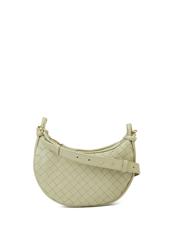 Bottega Veneta Gemelli Messenger Beyaz Kadın Deri Çanta - 1