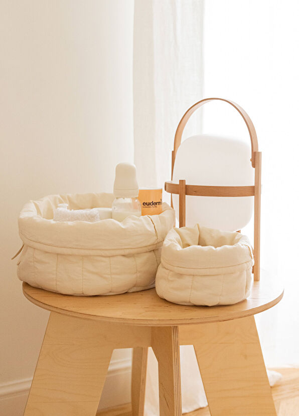 Lorena Canals Bambie Naturel 2-Piece Children's Room Organizer Basket - 4