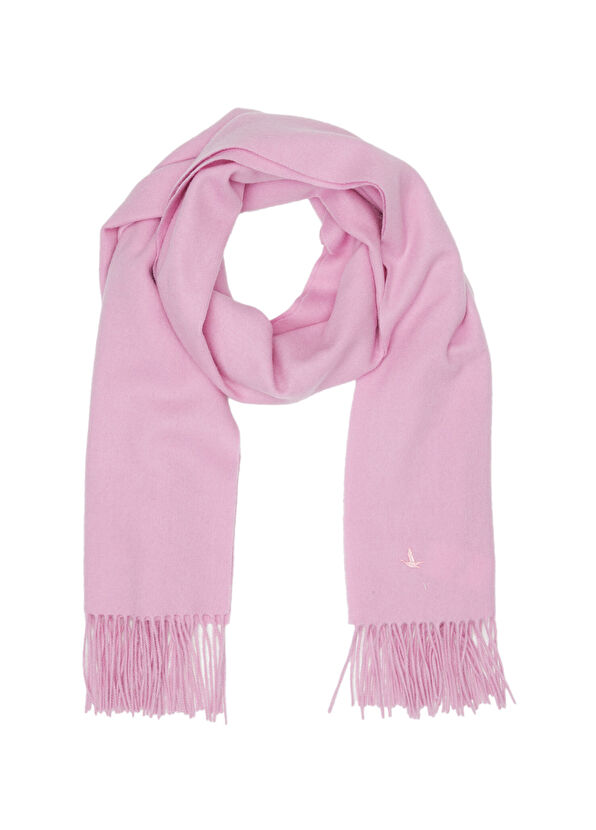 Beymen Club Pink Women's Cashmere Wool Blend Scarf - 2