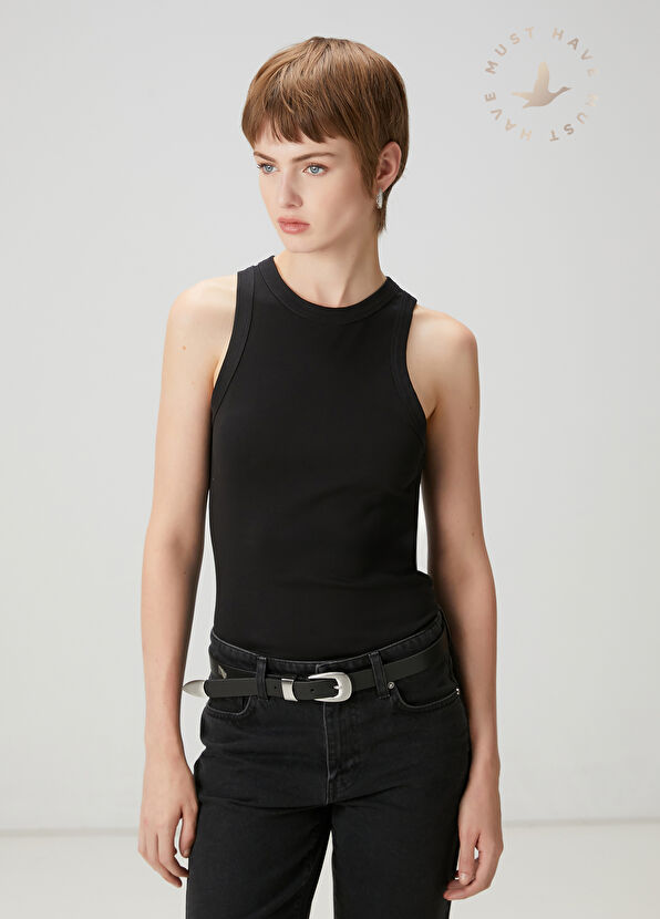 Beymen Club Black Tank Top - 1