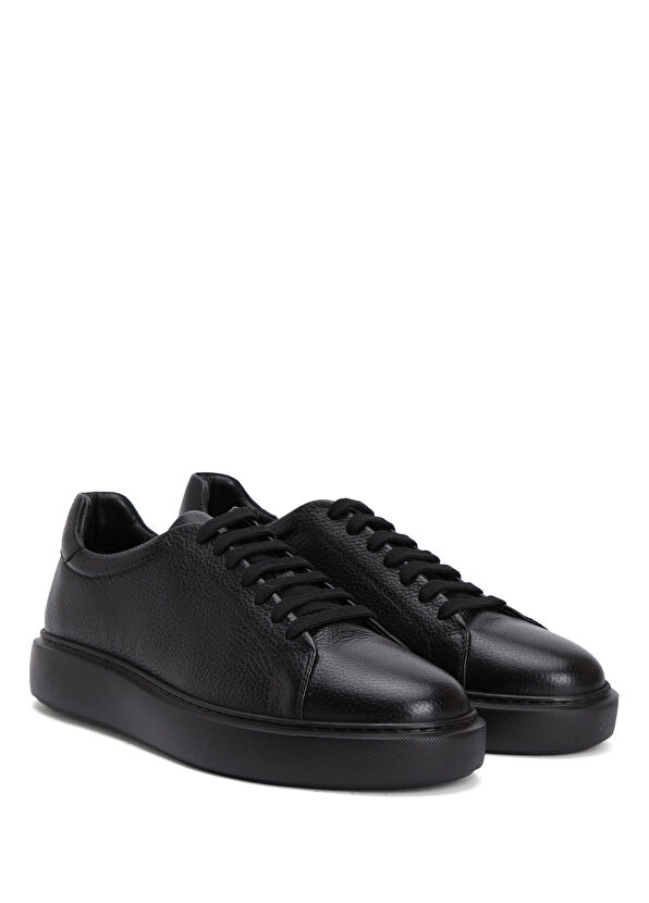 Beymen Club Siyah Basic Erkek Deri Sneaker - 2