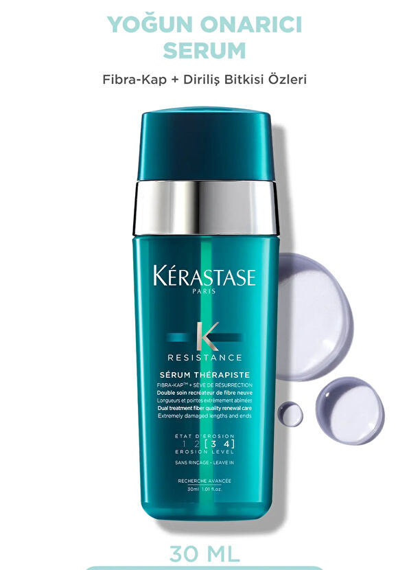 Kerastase Resistance Therapiste Shampoo for Extremely Damaged Hair 250 ml + Mask 200 ml + Serum 30 ml 3-Piece Hair Care Set - 2