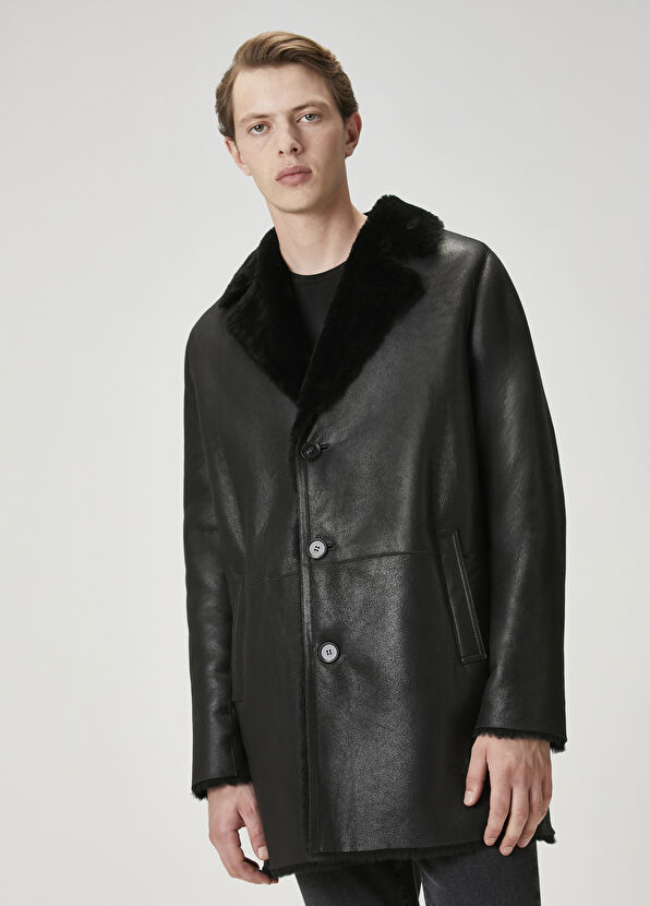 Beymen Club Siyah Deri Kaban - 3